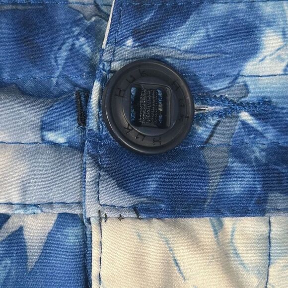 Huk Mens Pursuit Mossy Oak Fracture Boardshort Size 30 Blue Style H2000138 - Picture 4 of 10
